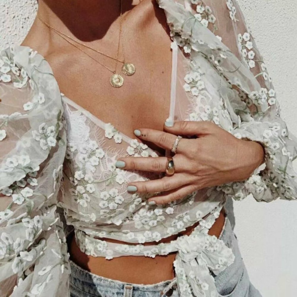 For love & lemons Eclair crop top